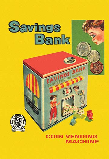 Coin Vending Machine Savings Bank – The Pierce Archive