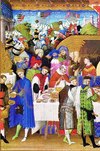 Le Tres riches heures du Duc de Berry - January – The Pierce